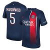 Maglia ufficiale Paris Saint Germain 2023-24 Marquinhos 5 Casa per Uomo